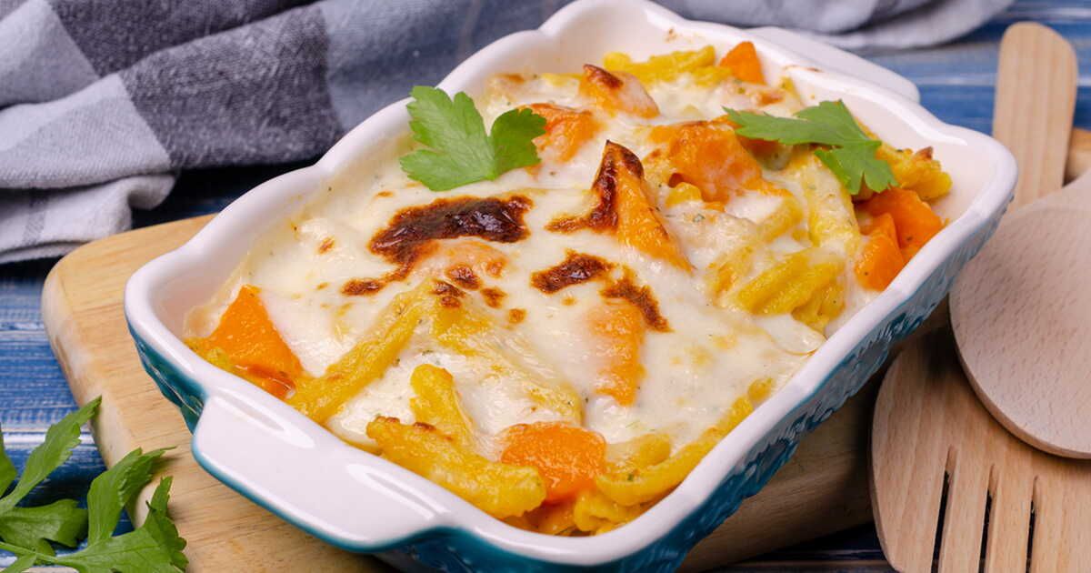 Redécouvrez le gratin réconfortant à la butternut de Julie Andrieu