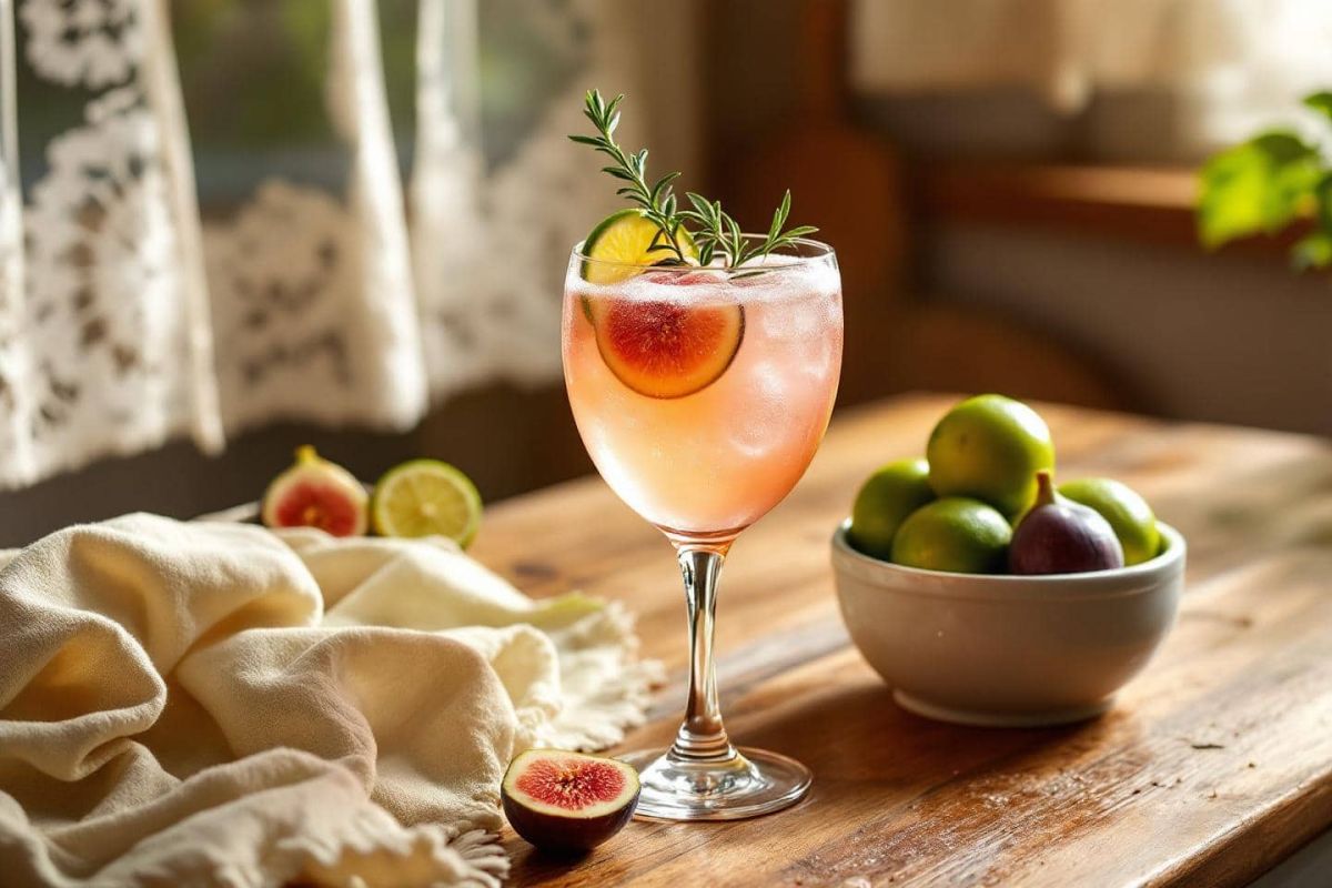 Le spritz réinventé : une fraîcheur estivale à la figue et au citron vert