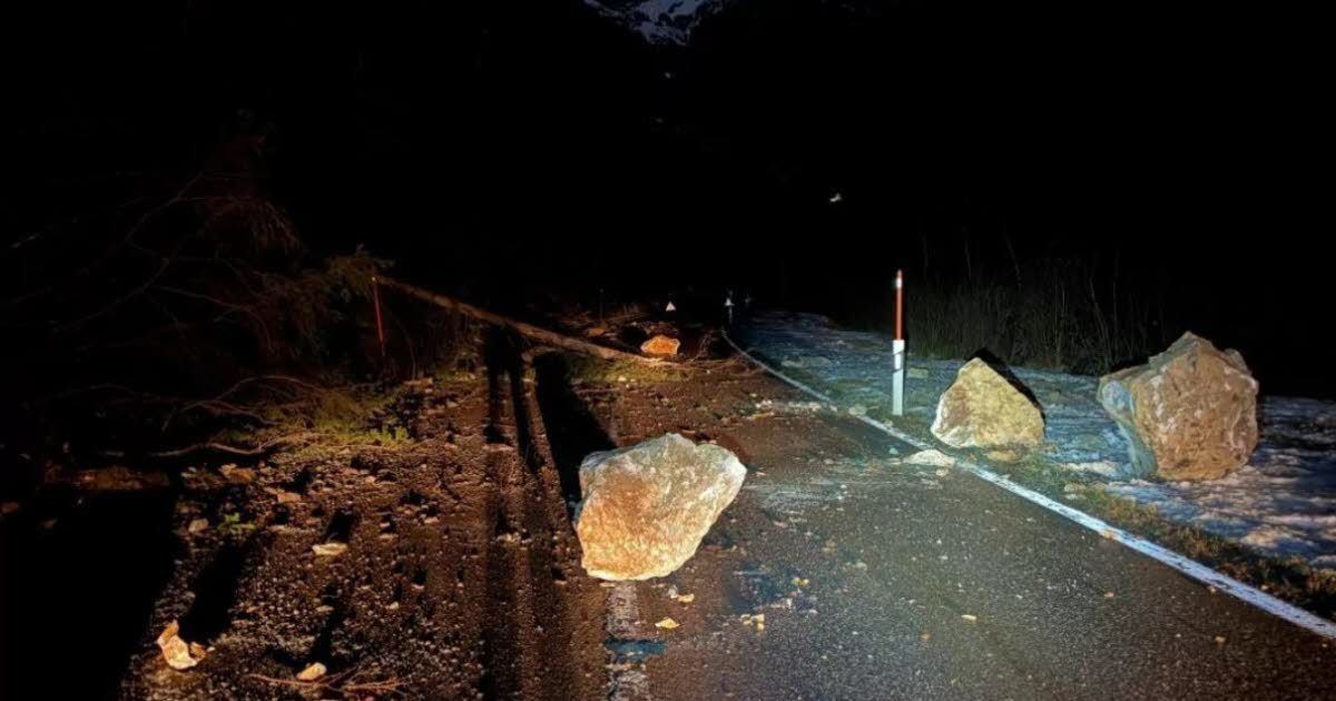 Éboulement sur la route Chamonix-Martigny : la situation se complique