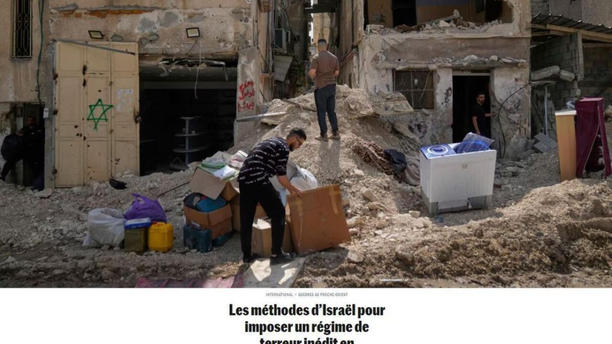 Cisjordanie : la montée de la violence et le régime de terreur israélien