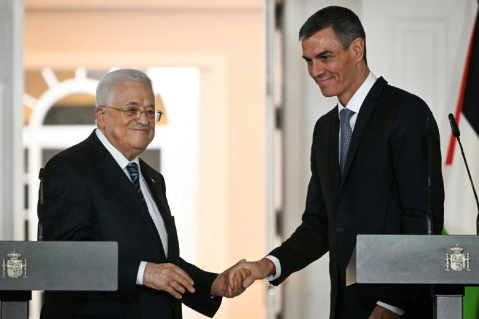 Pedro Sánchez plaide pour la justice palestinienne lors de la rencontre avec Mahmoud Abbas