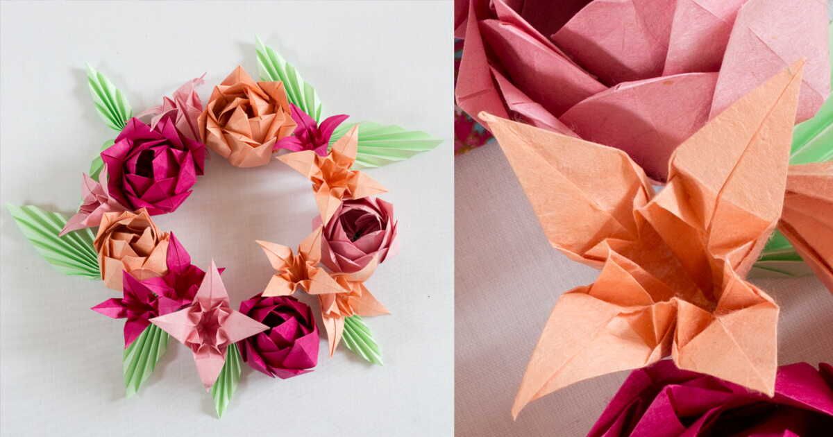 L'art du pliage : découvrez l'élégance de la fleur de lys en origami