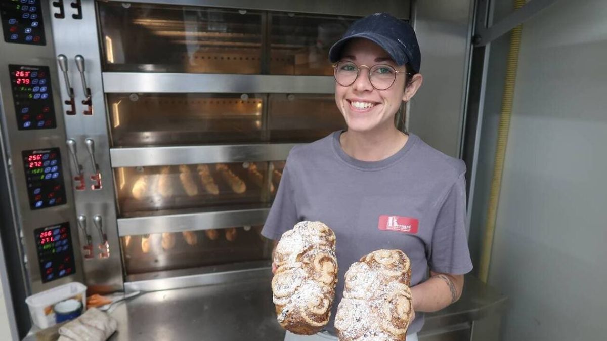 Une brioche de Noël faisant sensation : Marion Brard à l'honneur