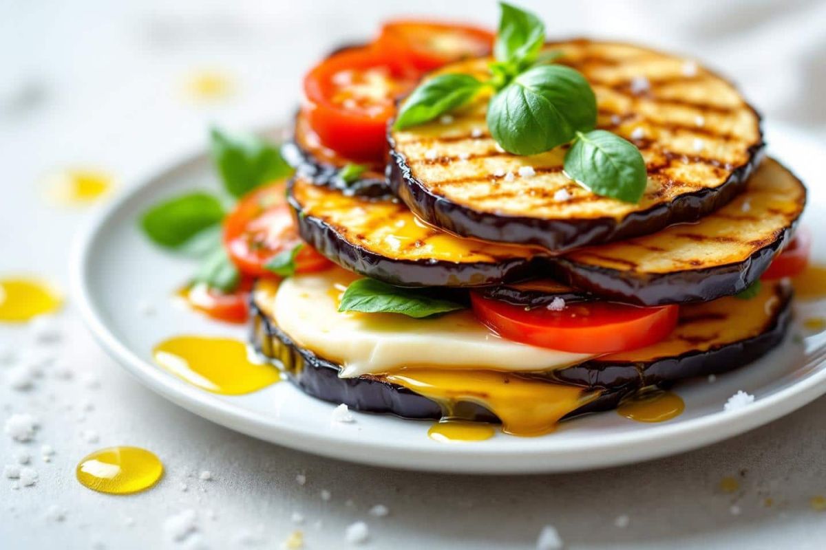 Millefeuille d'été : un festin de légumes grillés pour les chaudes journées