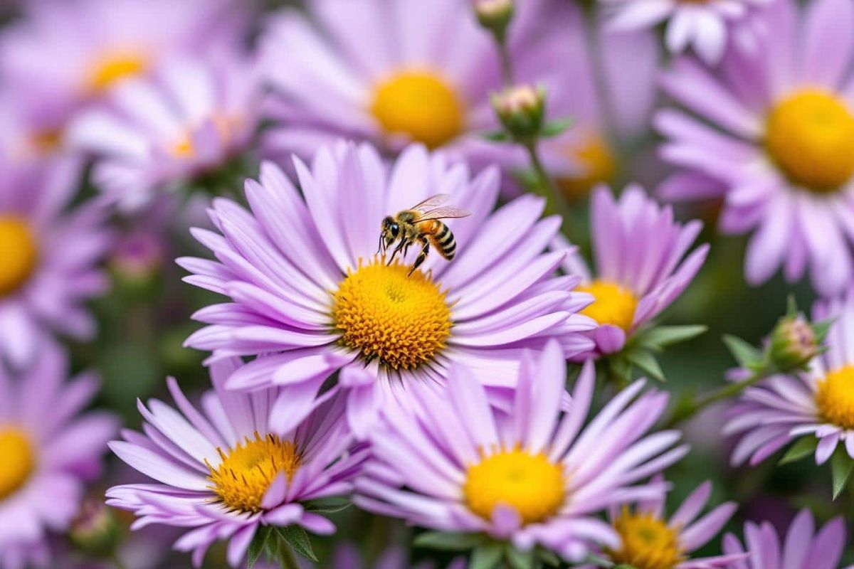 La magie de l'aster d'automne