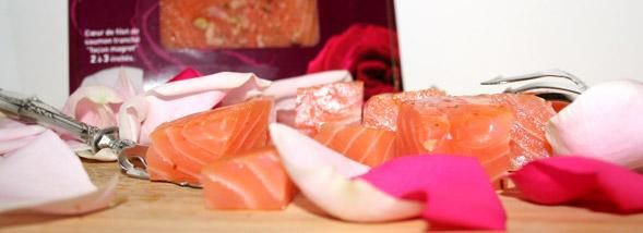 Le saumon revisité : une explosion de saveurs florales