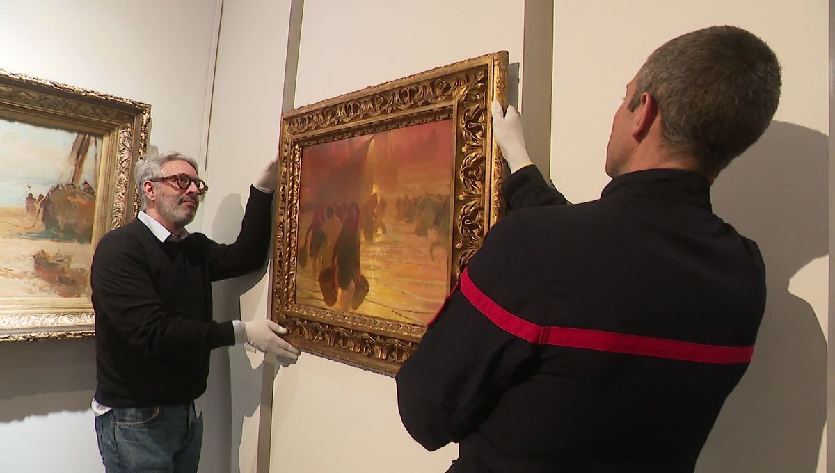 Les pompiers mettent en place un plan pour sauver les trésors du musée de Berck