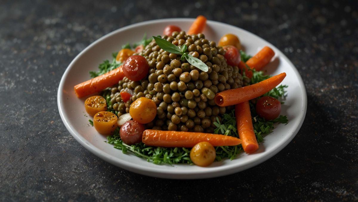 Des lentilles vertes savoureuses à l'Actifry : un classique revisité