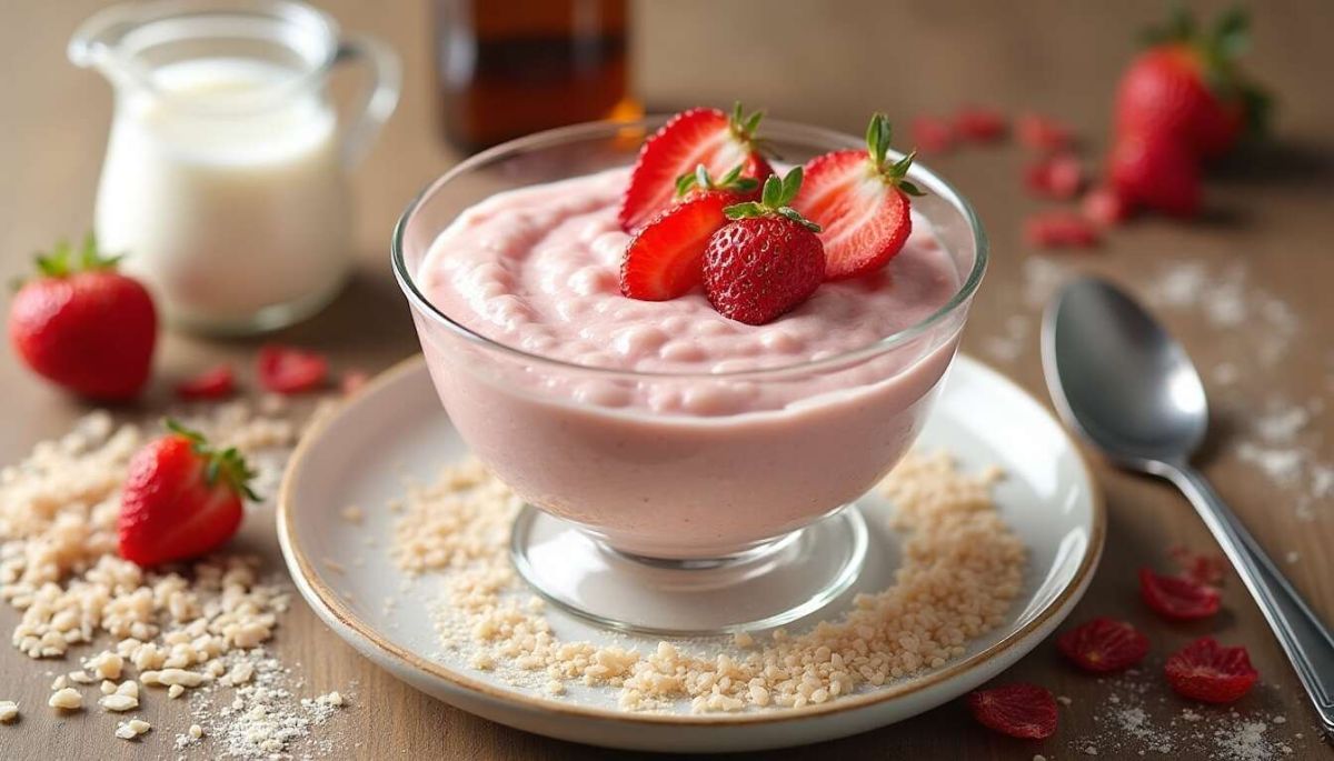 Riz au lait léger aux fraises : recette gourmande et facile