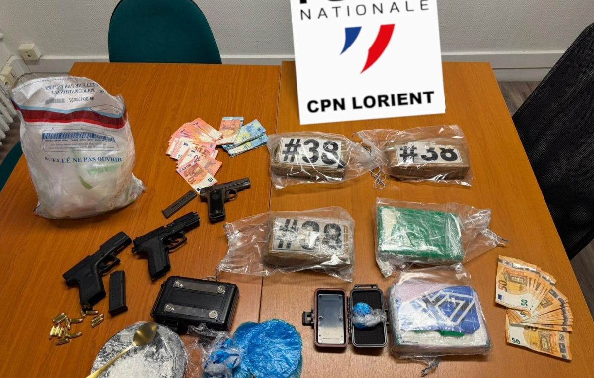 Démantèlement d'un trafic de cocaïne à Lorient : une saisie impressionnante