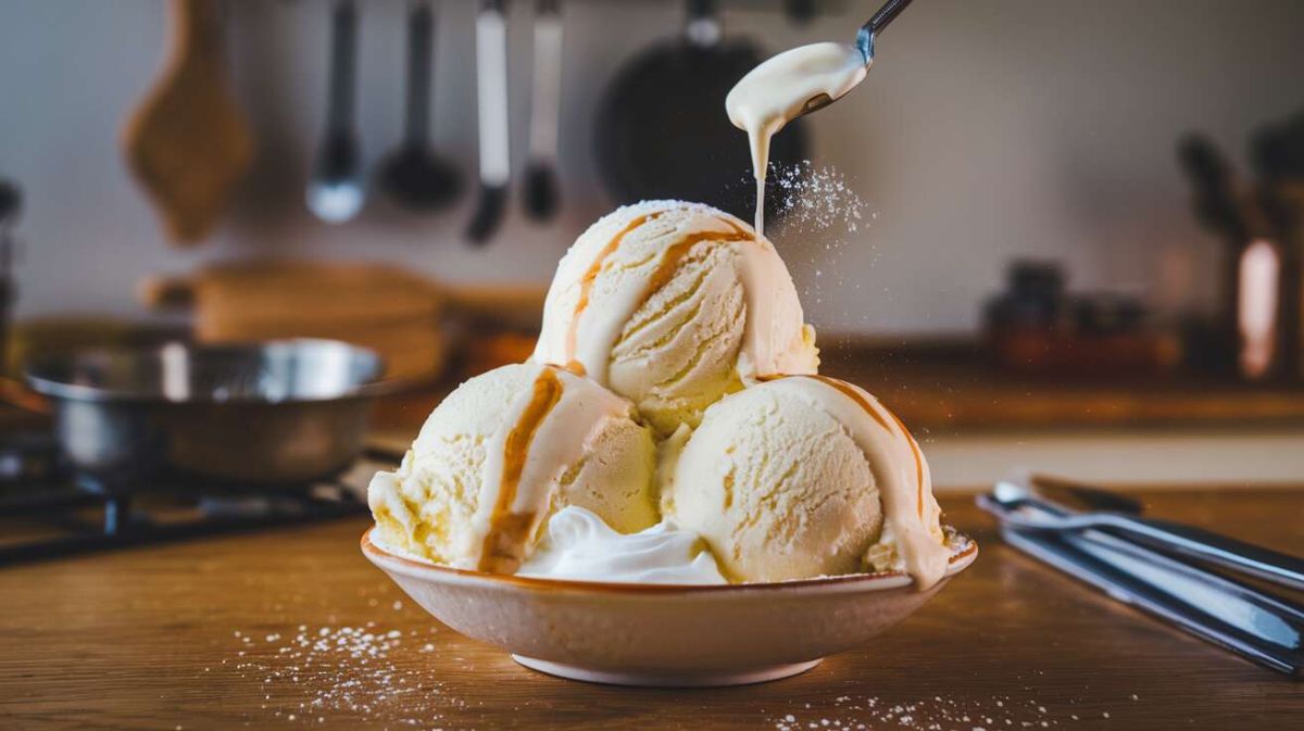 Dégustez des boules de glace maison sans machine