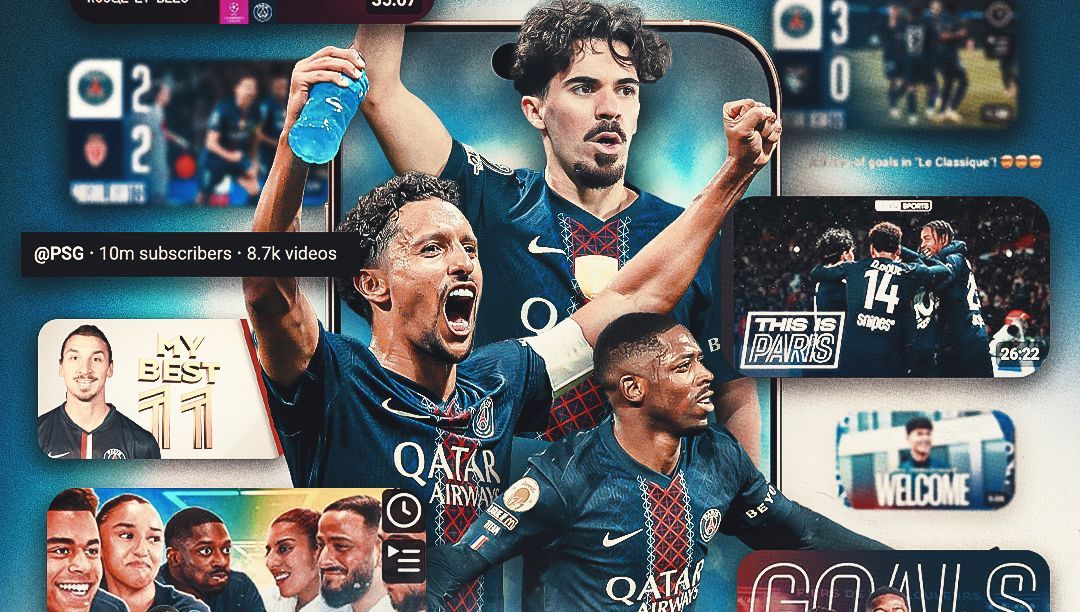 Le PSG surclasse la concurrence avec plus de 10 millions d'abonnés sur YouTube