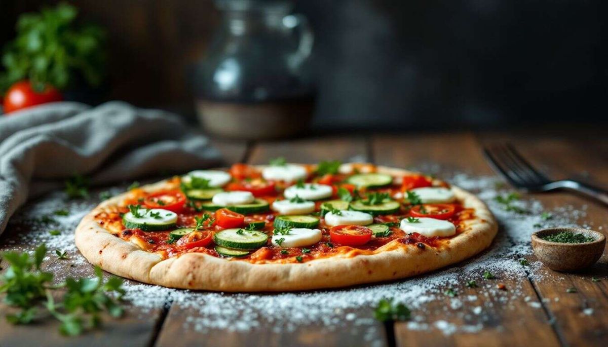 Pizza légère aux légumes : découvrez la recette savoureuse