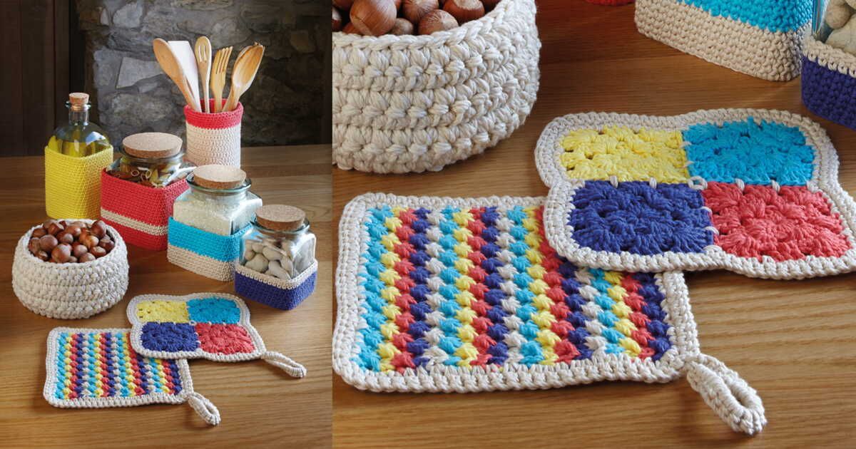 Déco de cuisine : des maniques fait-maison