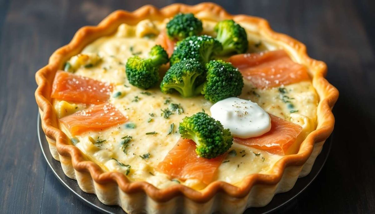 Une quiche au saumon et brocolis pour rassembler autour de la table