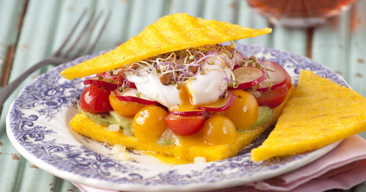 Le croque-madame veggie