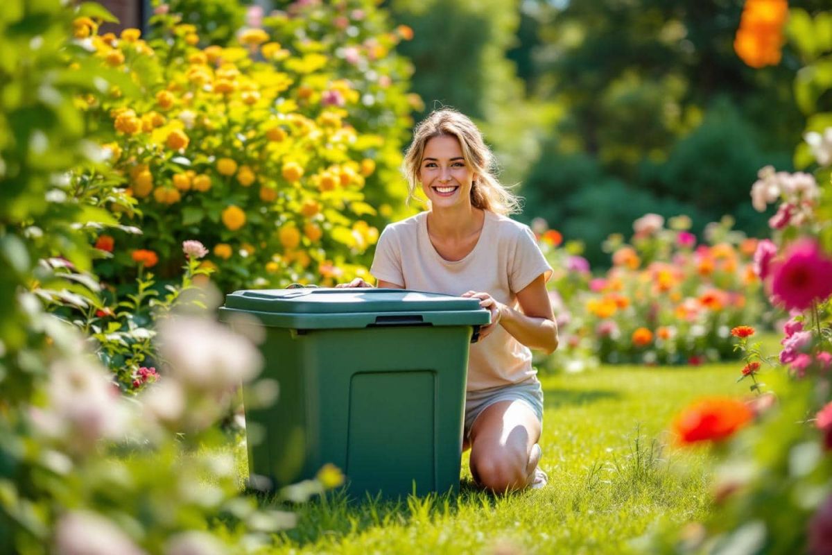 Le composteur idéal pour un jardin écologique à prix imbattable