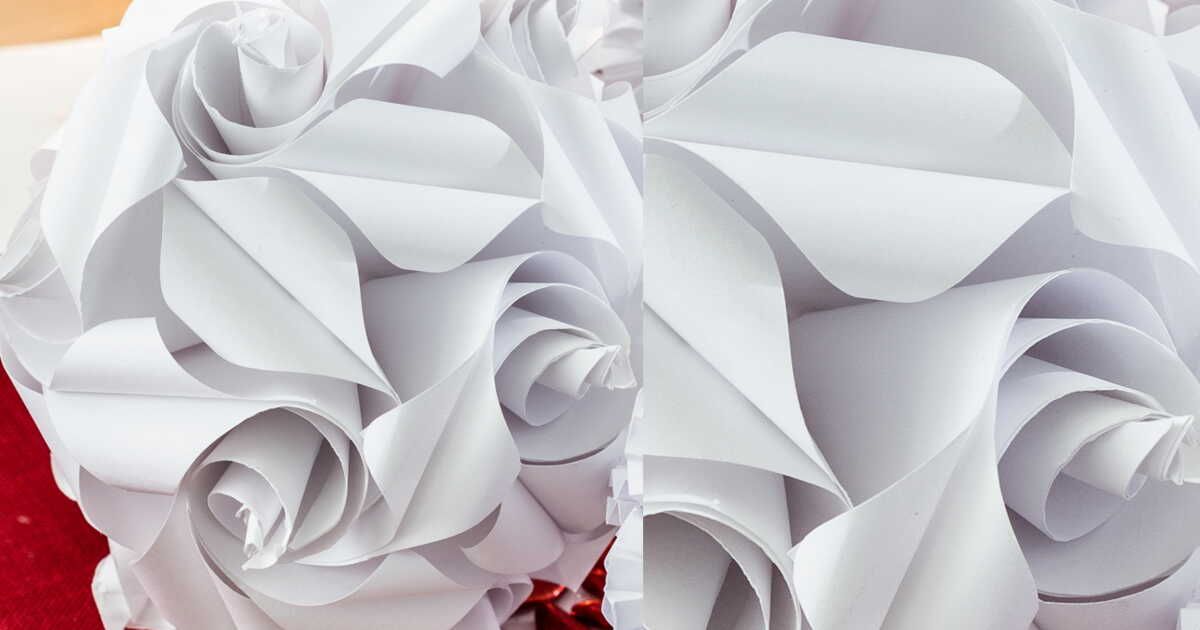 Une fleur en pliage : la sphère