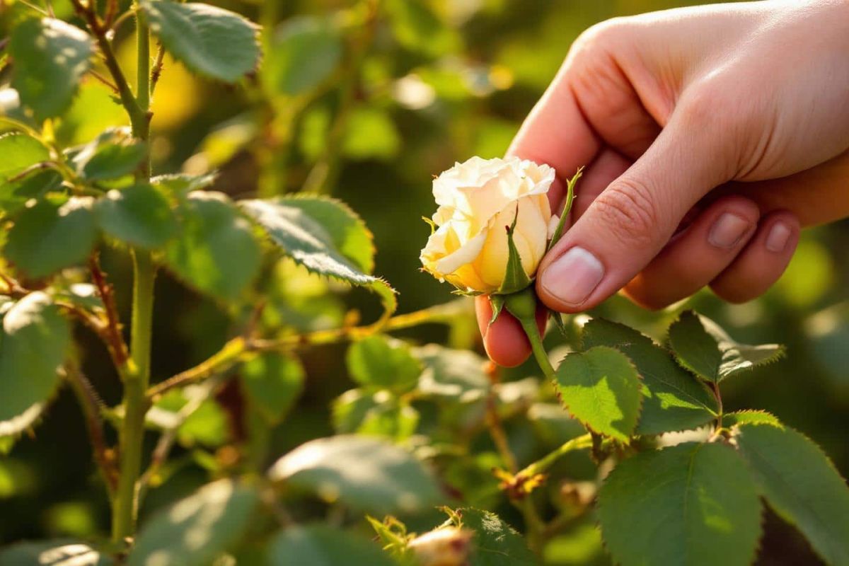 un geste simple pour transformer vos rosiers au printemps