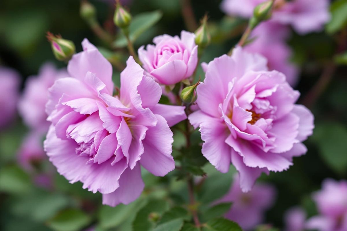 Ce rosier promet un parfum si enivrant qu'il rivalise avec la lavande