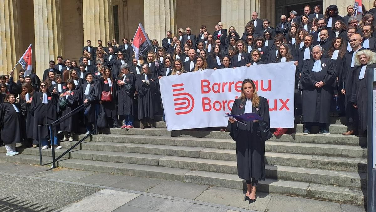 Les avocats de Bordeaux s'opposent au projet de loi Darmanin : une protestation marquante
