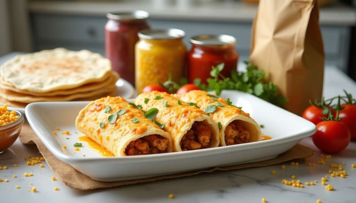 Wraps gratinés : une recette gourmande à préparer en un clin d'œil