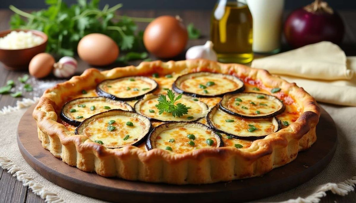 Savourez une quiche légère aux aubergines : une recette simple et gourmande