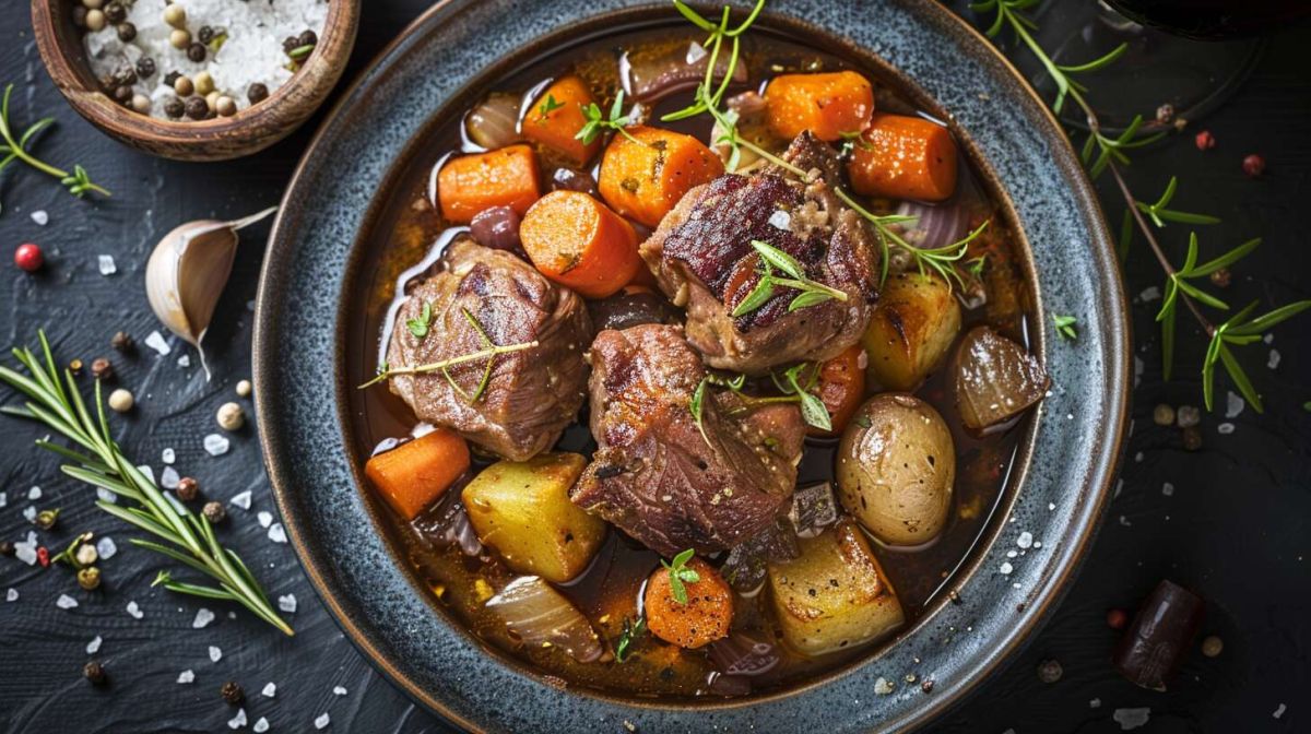 Ragoût de veau à l’ancienne : plongez dans un délice savoureux de Grand-mère Joë