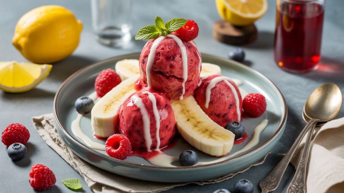 Rafraîchissez-vous avec un sorbet maison fruité et rapide