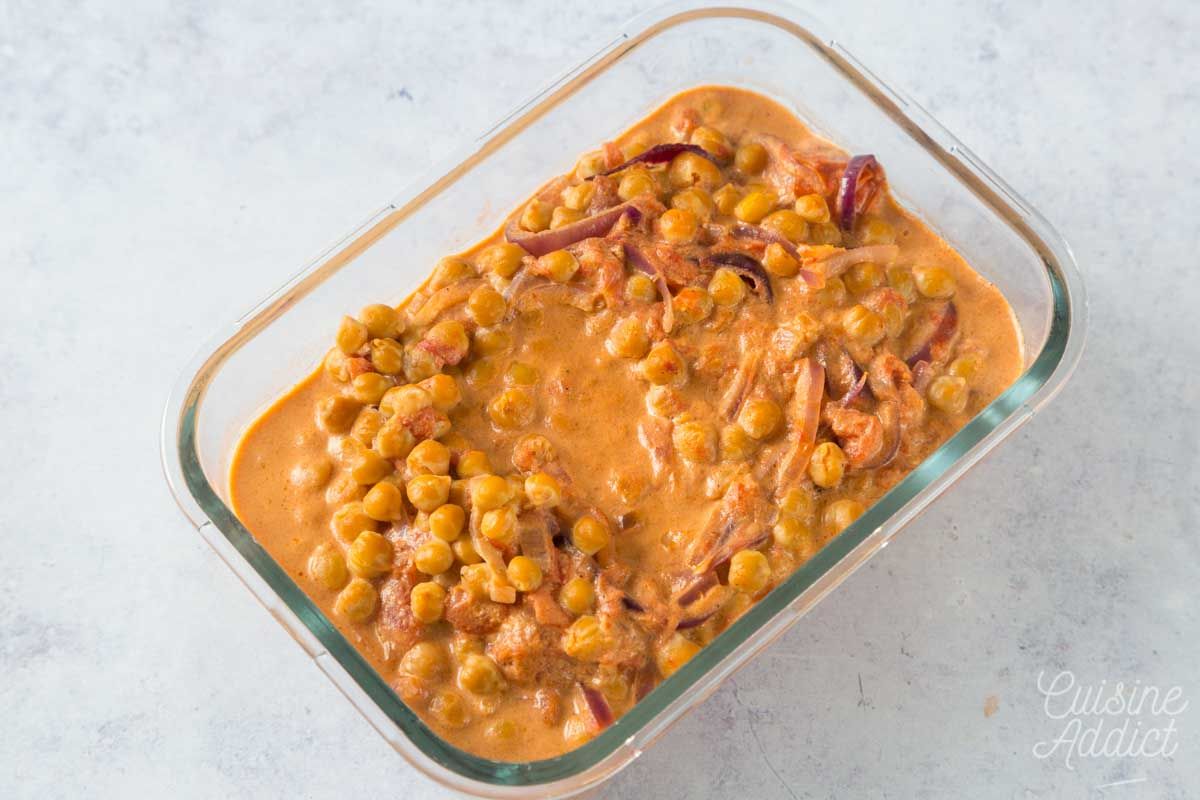 Curry de pois chiches au lait de coco