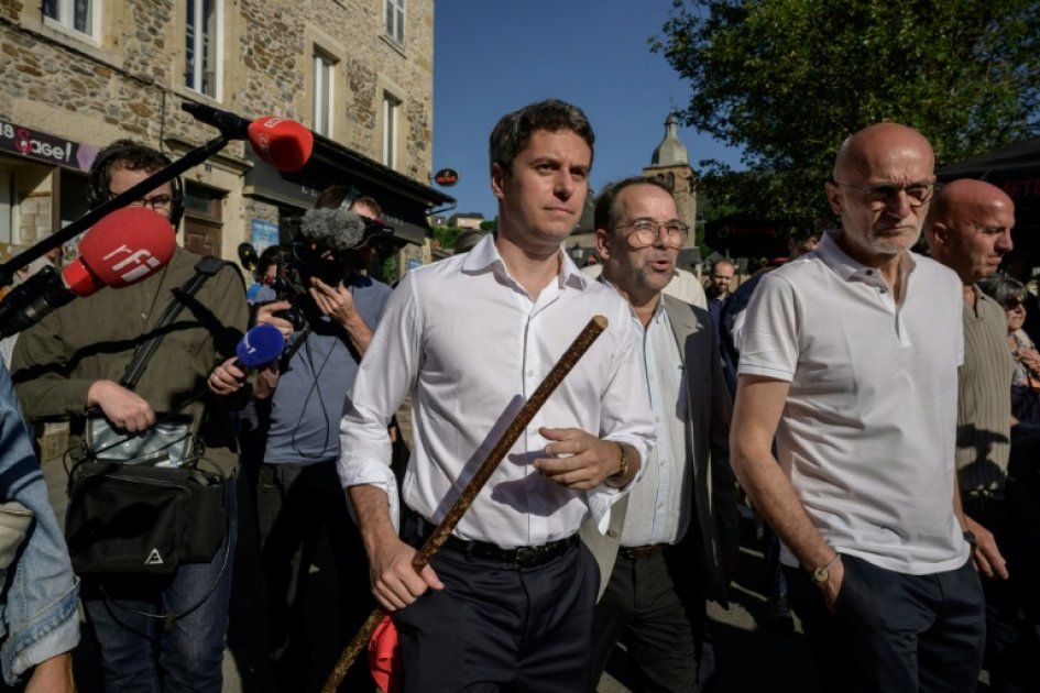 Gabriel Attal célèbre la transhumance sur les terres de l'Aveyron