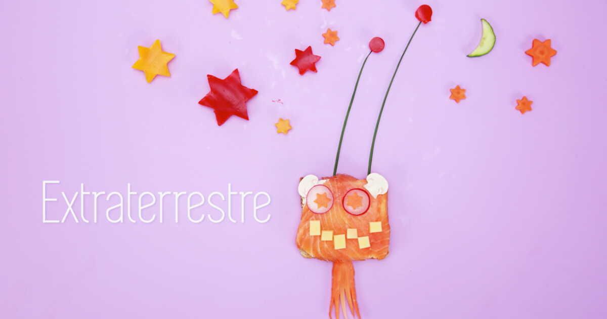 Quand l'extraterrestre s'invite à table : découvrez la tartine créative