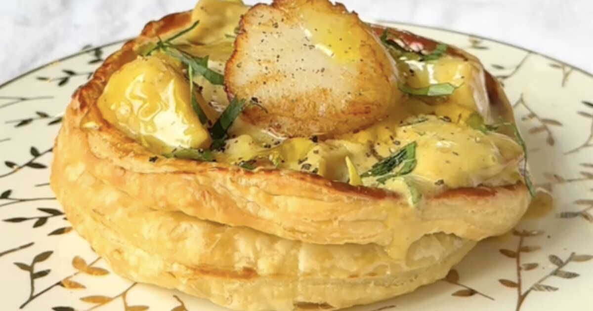 Un vol-au-vent aux Saint-Jacques pour briller à Noël