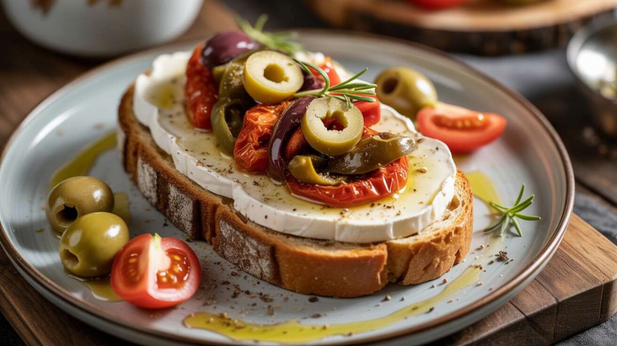 Toasts au fromage frais et légumes du soleil : le goût de l'été dans votre assiette