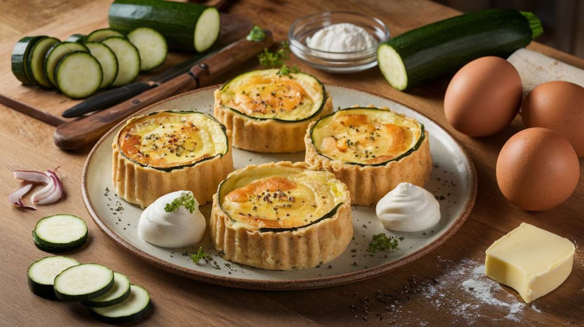 Découvrez la recette gourmande des flans de courgettes au maroilles