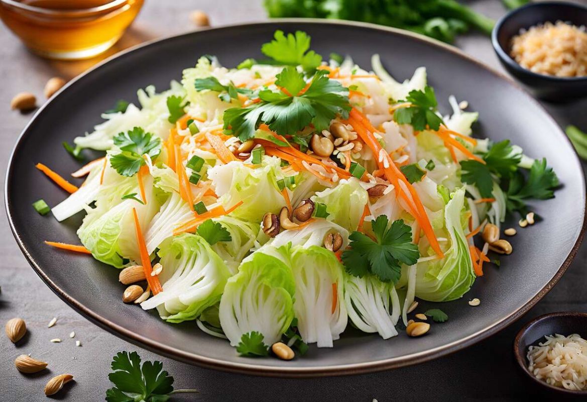 Découvrez la recette de salade de chou chinois : un délice asiatique en 15 minutes