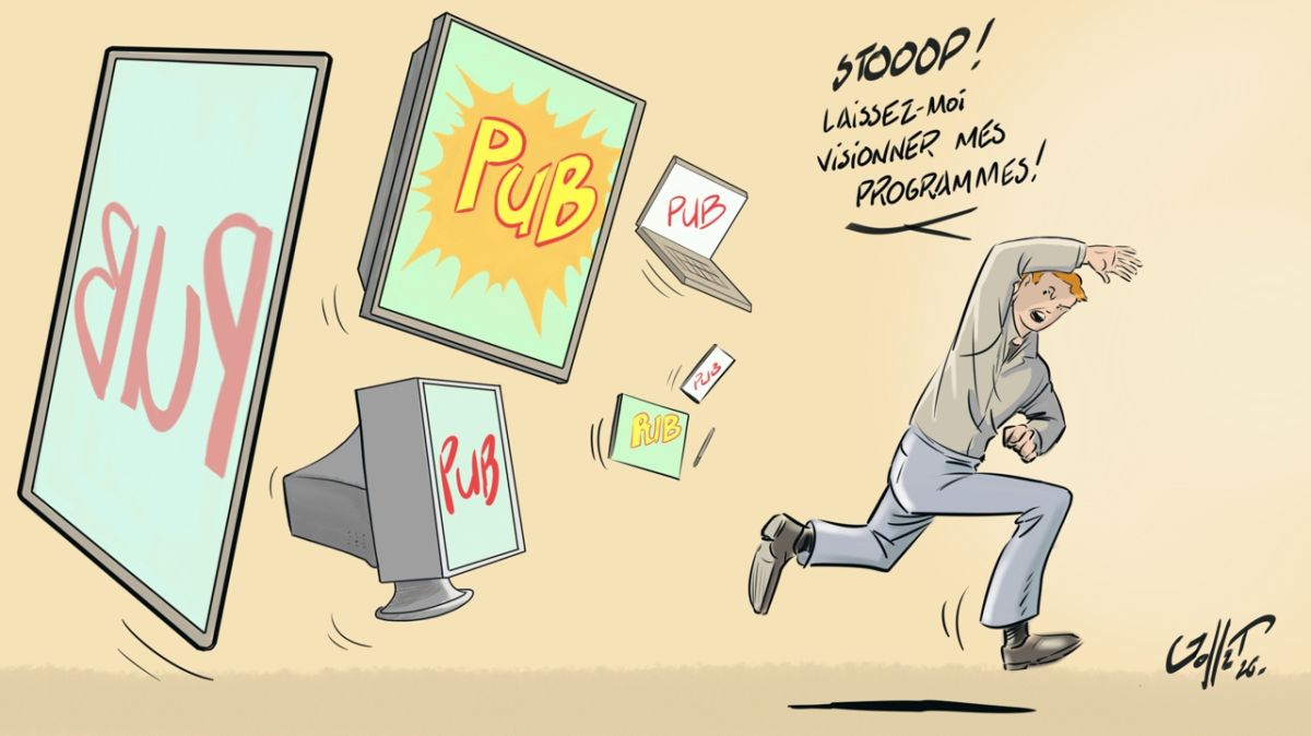 Les lecteurs s'interrogent sur l'envahissement publicitaire