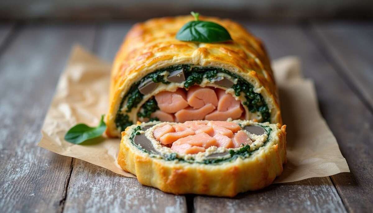 Délit de tourte au saumon et épinards : une recette incontournable