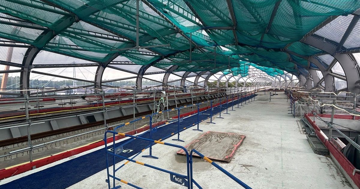 Parc des Expositions : le viaduc futuriste de la ligne 17 prend forme