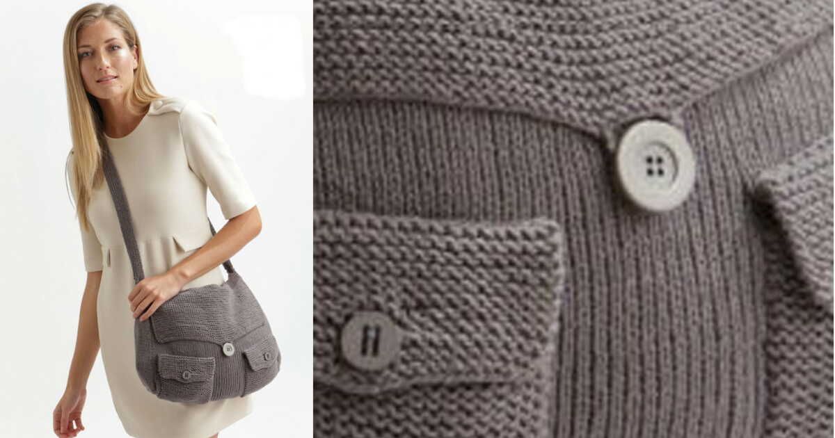 Le sac besace tricoté : un accessoire multifonction