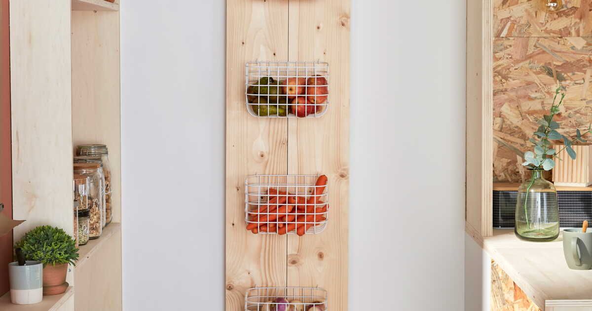 Créer une étagère porte-fruits
