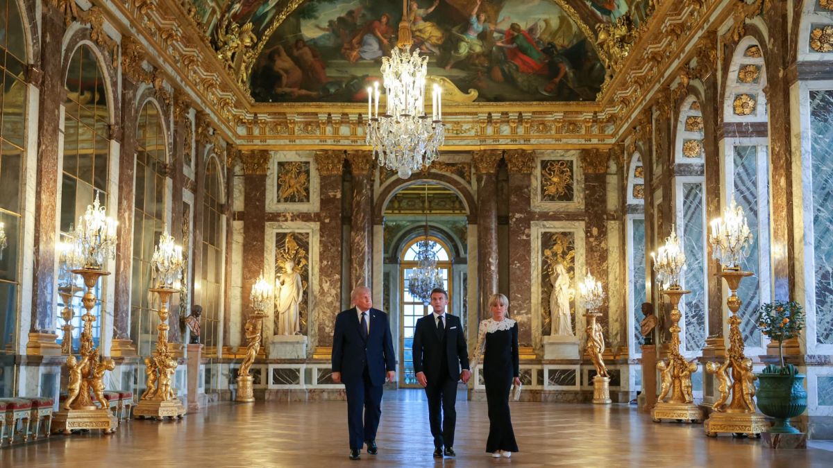 Un dîner mémorable à Versailles entre Trump et Macron
