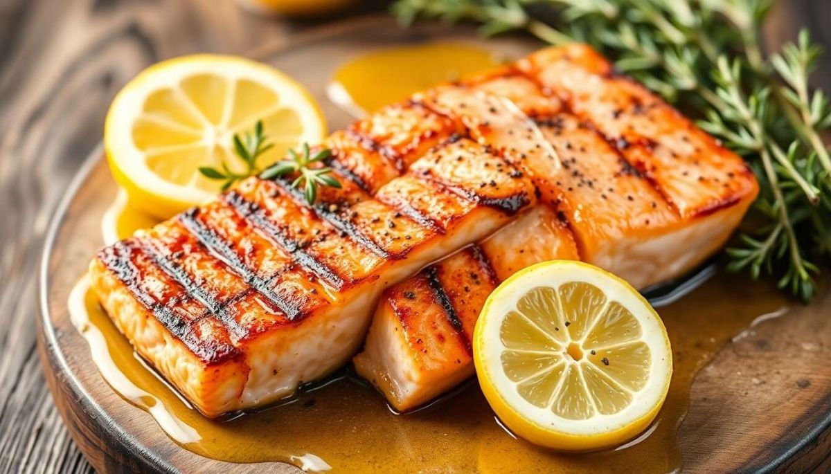 Savoureux pavé de saumon au barbecue pour des repas en plein air