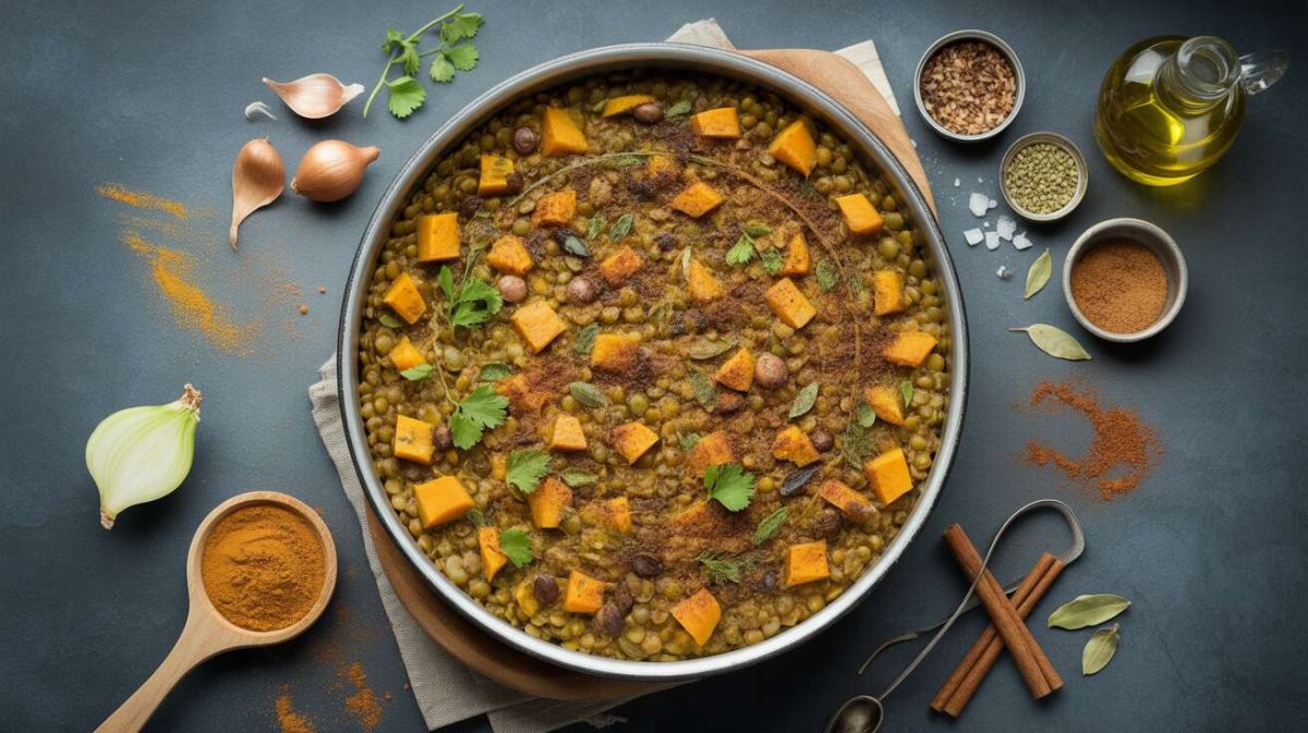 Casserole légère de lentilles et potiron : un délice à la fois gourmand et sain