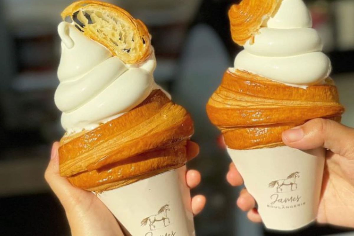 la glace incontournable de l'été : un croissant revisité