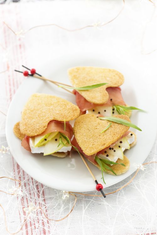 Des cœurs gourmands pour l'apéro : Caprice des Dieux et jambon Serrano
