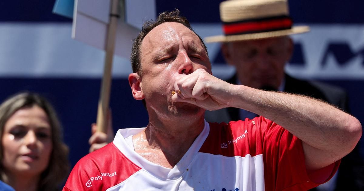 Joey Chestnut triomphe à son 18e concours de hot-dogs avec un impressionnant total de 66