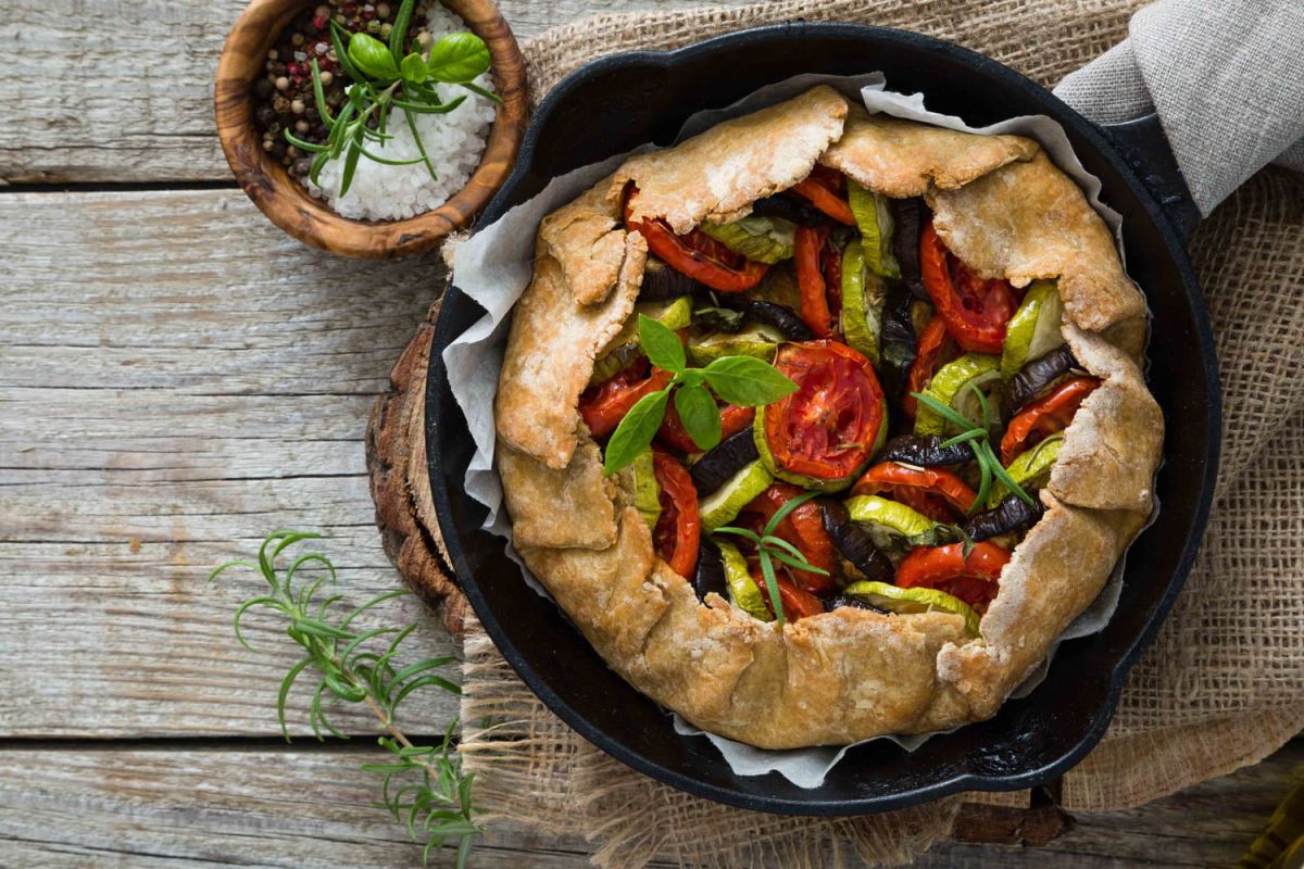 La délicieuse tarte croustillante aux légumes de Cyril Lignac