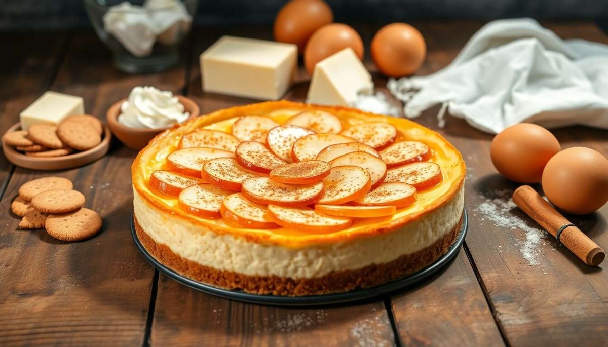 Un cheesecake aux pommes qui séduira vos convives