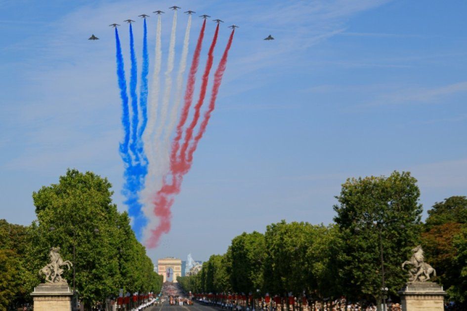 L'Ukraine et l'Europe brillent lors du défilé du 14-Juillet à Paris